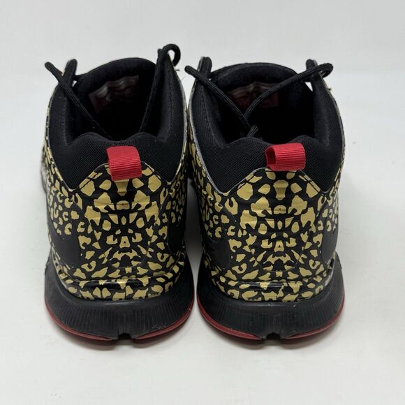 Nike Free Trainer 7.0 Unleash Speed Sneakers Mens 11 Gold Black Cheetah Mid Top - Picture 9 of 16